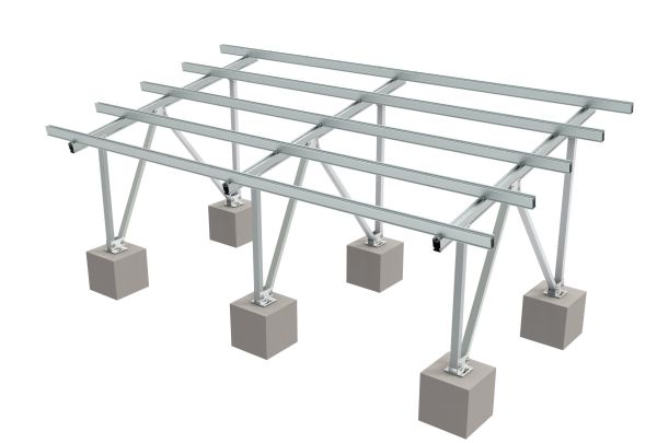 Étape 3 : fixez le rail au sol sur la poutre un par un et fixez le panneau sur le rail.