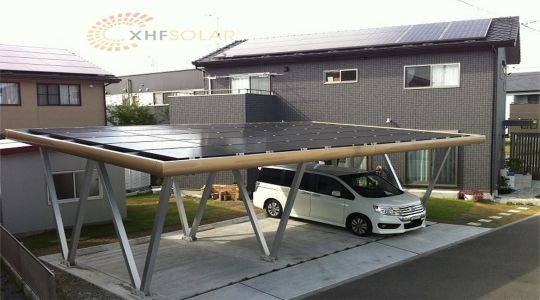 Système d'abri de voiture solaire
