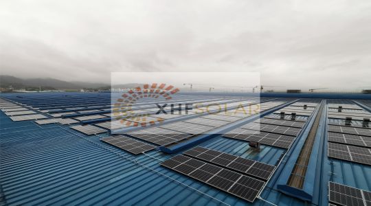 Chine Montage sur toit à joint debout 6,5 MW

